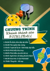 CHƯƠNG TRÌNH KHÁNH THÀNH SÂN PICLKEBALL