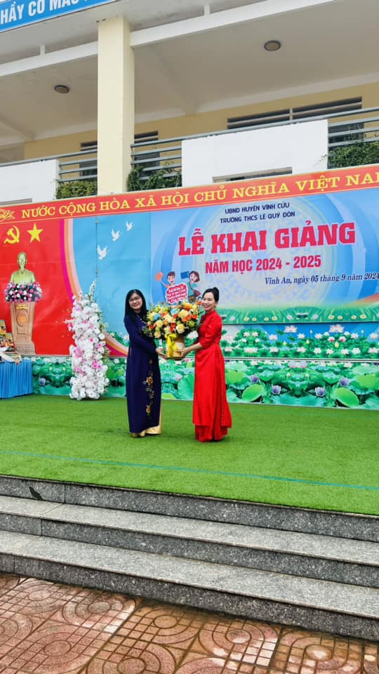 Lễ khai giảng năm học: 2024- 2025