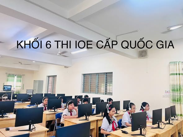Tham gia thi IOE cấp Quốc gia năm học 2025-2026.